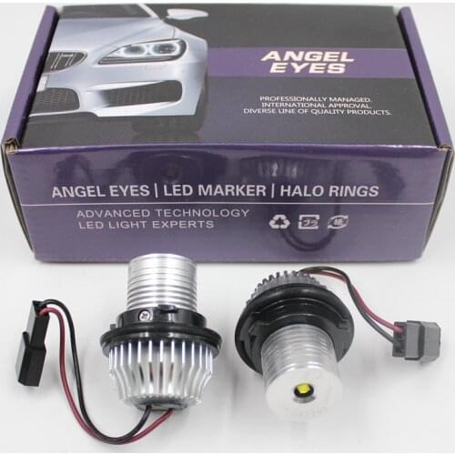 FSYLX 10W 6000K led Angel Eyes for bmw e60 LED Marker Lights Halo Rings for BMW E39 E53 E65 E66 E60 E61 E63 E64 E87 car styling