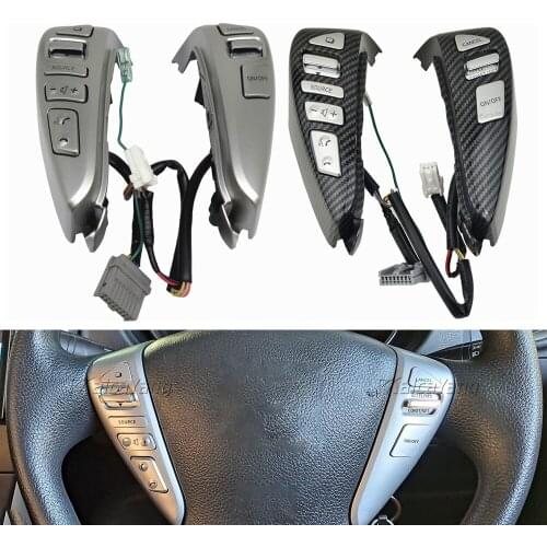 Cruise Control Switch Audio Volume Steering Wheel Button 25550-3DA6A For Nissan Sentra Sunny Livina Almera Cube Versa Note