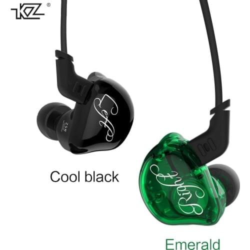 KZ-ZSR in ear raphone Heavy Bass Noise Reduction 6-unit Coil Driver High Fidelity Earphone + Original Bluetooth Earphone Cable