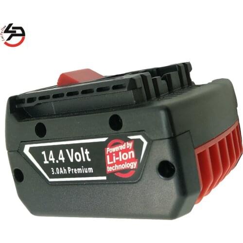 14.4V Li-ion 3.0Ah Replacement Power Tool Battery for Bosch 2 607 336 078 2 607 336 150 2 607 336 224 BAT607 BAT614