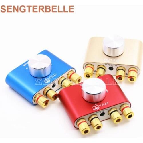 Mini Bluetooth 5.0 Digital Amplifier Hifi Stereo Wireless Audio Receiver Power Amp 50W+50W Car Sound Amplifiers