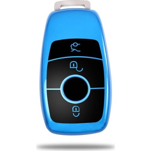 New TPU Car Remote Key Case Cover For Mercedes Benz E Class W213 E200 E250 E300 E400 E43 E63 2017 2018 Car Styling Accessories