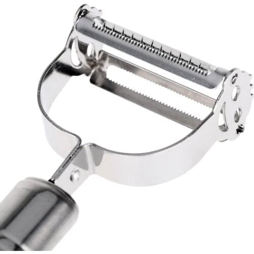 New Arrive 2 in 1 Multifunctional Stainless Steel Potato Peeler Grater Slicer Cutter Vegetables Carrot Zester Kitchen Cooking To