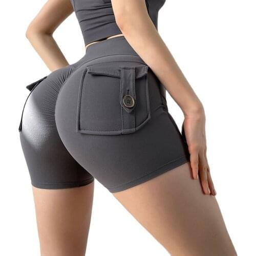 New Tooling Tight Shorts Women High Waist Stretch Hip Yoga Pants Quick-Drying Running Fitness Pants Mitaogirl