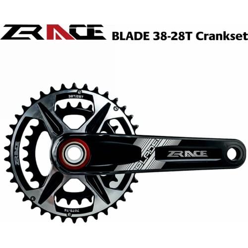 ZRACE BLADE 2 x 10 11 12 Speed Crankset Eagle Tooth for MTB XC / TR / AM 170 / 175mm,38-28T, BB68/73 Chainset Chainset Parts