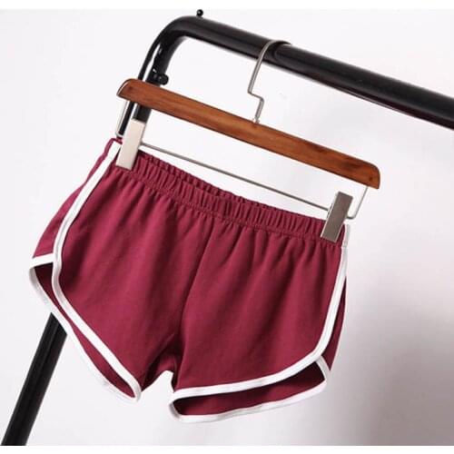 New Summer Street Fashion Shorts Women Elastic Waist Short Pants Women All-match Loose Solid Soft Cotton Casual Short Femme
