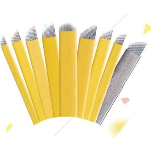 Tattoos Tool Professional Tatoo Embroidery Tools Semi-permanent Tattoo Eyebrows Embroidered Eyebrow Hand-embroidered Blades Sale