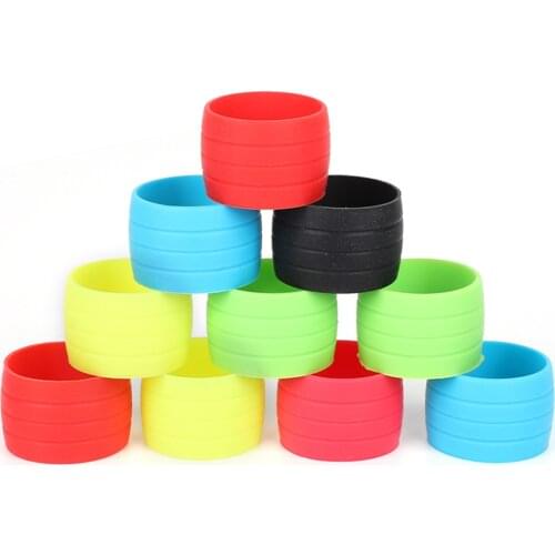 1 Pair Cycling Silicone Plug Sleeve Fixed Ring Biking Portable Bicycle Brake Handlebar Buckle Dustproof Cycling Parts