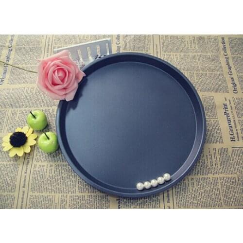 1PC 10 Inch Baking Tray Cake Mould Pie Baking Tray Oven Pan Non-Stick Barbecue Pizza Pans Baking Dish JC 0502