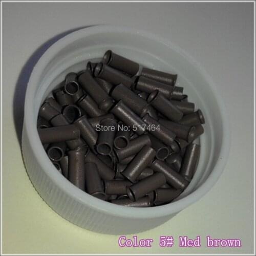 1000units 3.0x2.6x6.0mm Flared Copper Ring/ Micro Rings Loops Copper Links for Hair Extensions I Stick Tip