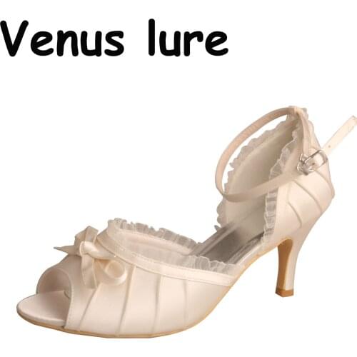 23 Colors New Women Summer Sandals for Wedding 7.5CM Heel with Ankle Strap