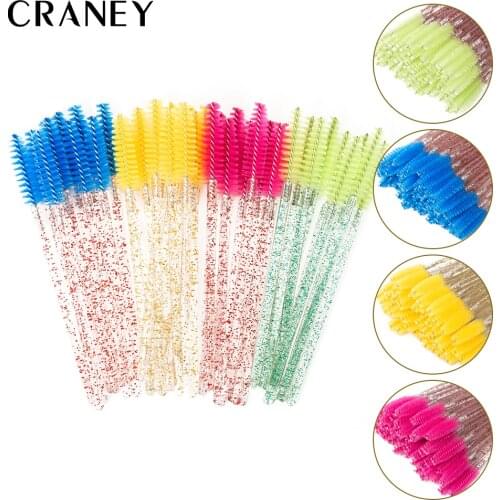 5-100pcs Disposable Eyelash Brushes Set Mascara Wands Brush Eyelash Extension Eyebrow Cleaning Disposable Makeup Brush Tools