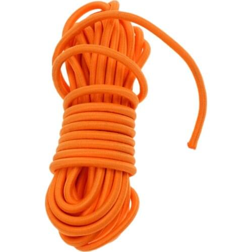 5m (16.4ft) X 4mm (0.16'') Durable Elastic Elastic Rope Shock Cord Stretch Tie