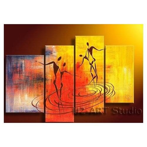 Abstract Group paintings,modern art,decoration,handicraft,dance,painting for furniture GP33