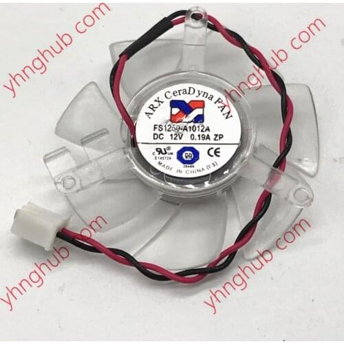 ARX FS1250-A1012A Server Frameless Fan DC 12V 0.19A 2-wire