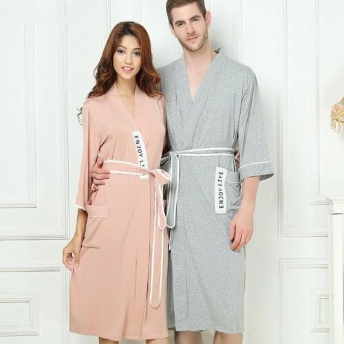 Waffle Bamboo Fiber Bathrobes waffle Womens bath robes Solid full sleeve lady/girl sleepwear quick dry spa robe summer