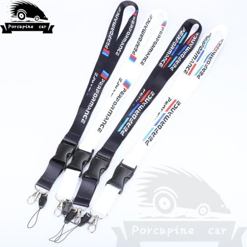 New M performance car key rope Keychain lanyard for bmw E34 E36 E60 E90 E46 E39 E70 F10 F20 F30 X1 X3 X4 X5X6 F15 F16 F31 F34 GT
