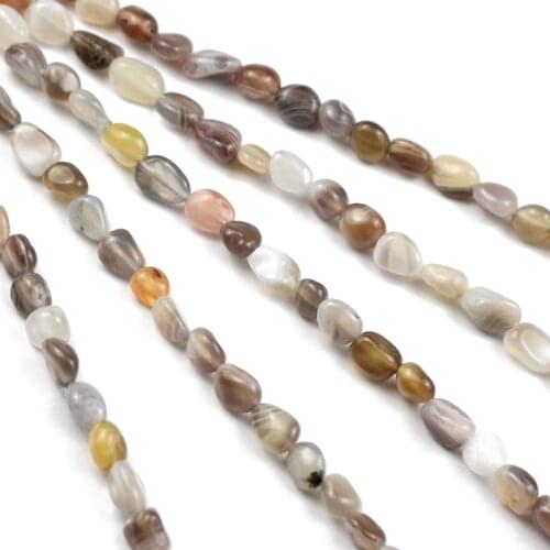 4~8mm Sardonyx Agates Natural Genuine Stone Beads Irregular Loose Spacer Beads for Jewelry Making Bracelet DIY accessories 15