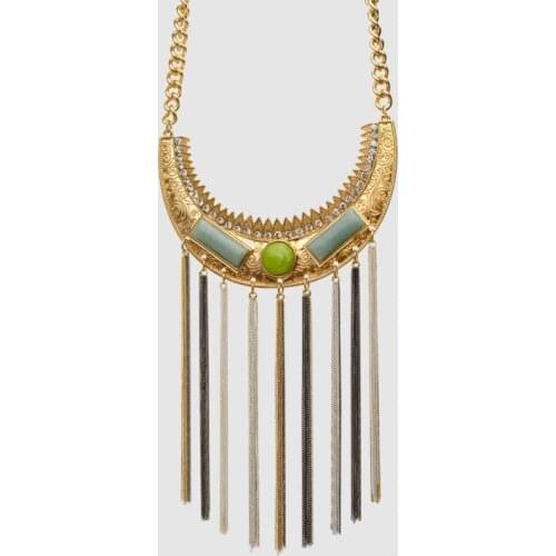 Amorita boutique Tassel pendant necklace