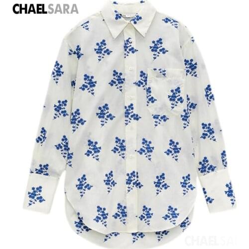 Блузки с вышивкой CHAELSARA China At AliExpress