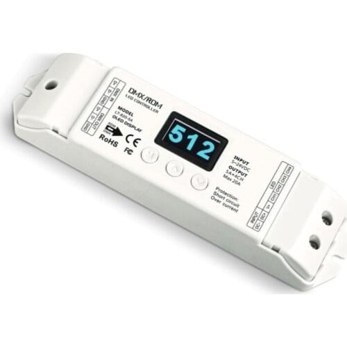 Dmx512rs485 dimming module decodes LED driver controller multi channel 12 channel 5A serial communication