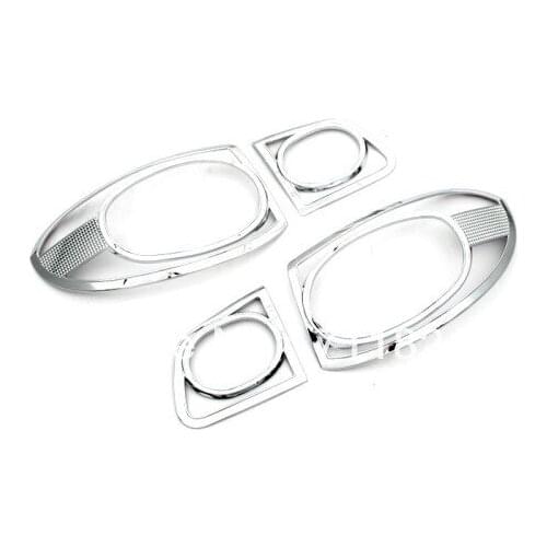 Car Styling Chrome Tail Light Cover Trim For Volkswagen For VW Tiguan