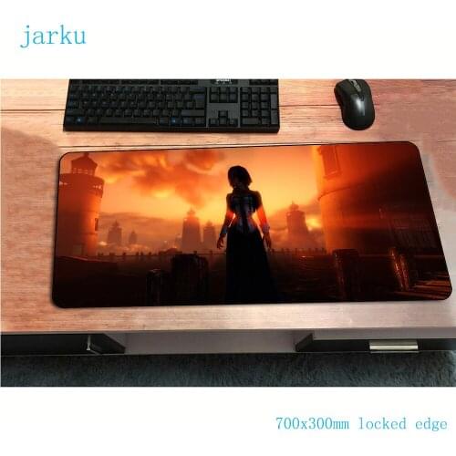 Bioshock mousepad 700x300x3mm Computer mouse mat gamer cute gamepad pc gamer pc gaming mousemat desk pad office padmouse