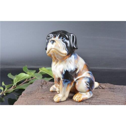 Lovely porcelain dog statue,Hand-Carved crafts, Home Decoration,best collection & adornment