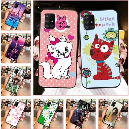 Cartoon SoftCase Phone Case For Samsung Galaxy A71 5G Cute Shockproof Dirt-resistant TPU For Woman