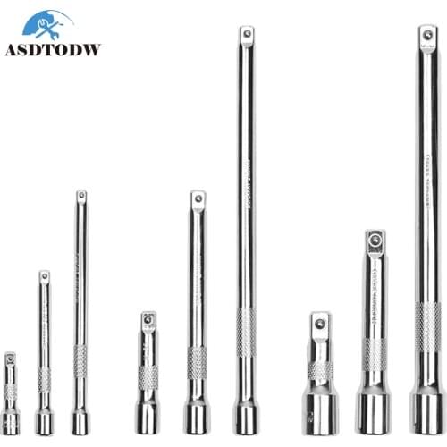 3-Piece/9-Piece Extension Bar Set 1/4", 3/8" and 1/2" Drive Socket Extensions