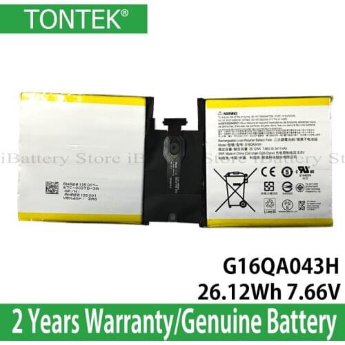 Genuine G16QA043H Battery For Microsoft Surface Go 1824 4415Y Tablet PC Series