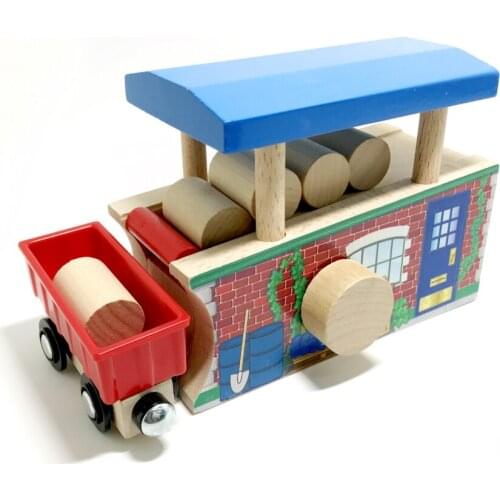 P142 Wooden bulk train track accessory, loader, wooden track bulk accessory, compatible with wooden train track