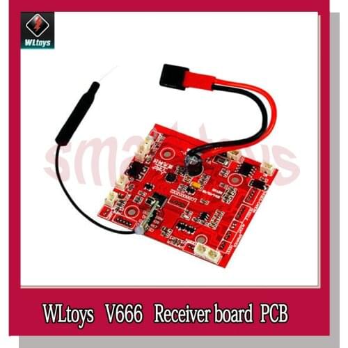 V666 Receiver Board PCB With Gyro Circuit Board for Wltoys V666 RC Quadcopter Spare Parts