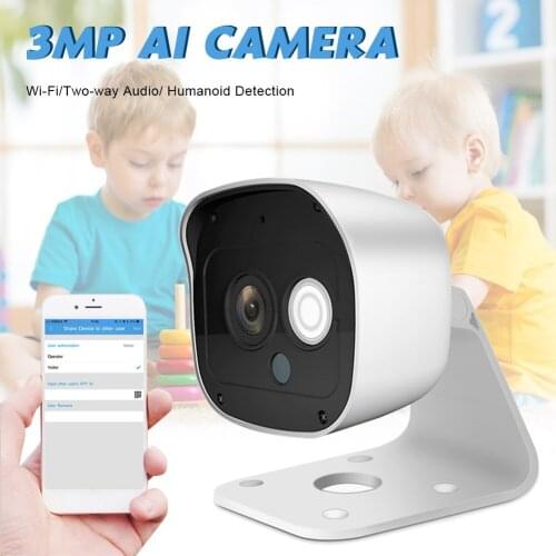 SH029 3MP 1296P WiFi IP Camera Outdoor Indoor EU Plug Night Vision Home Security Camera CCTV Camera Video Home Safety Camera