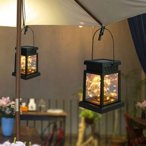 Solar lights lantern solar yard decorations solar led light outdoor waterproof solar light garden outdoor hanging decor