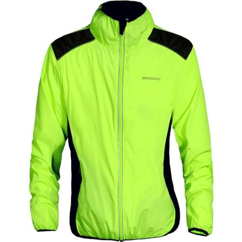 Reflective Waterproof Cycling Jacket Bicycle Riding Wind Coat for Women Men