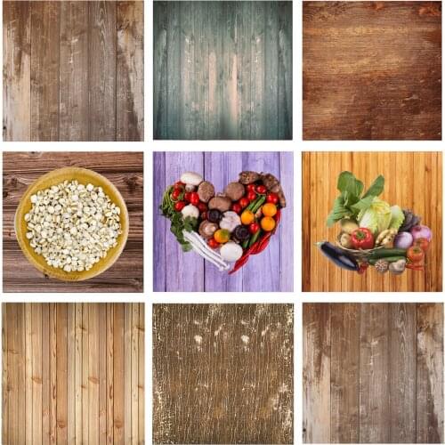 Wood Board Texture Photography Backdrop Desk Table Art Photo Background Cloth