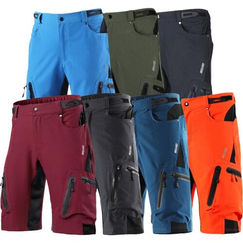Lixada Bike Shorts Pro Mens Mountain Cycling Shorts Breathable Loose Fit For Outdoor Bike Loose Outdoor Downhill Shorts