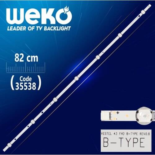 VESTEL 43 FHD B-TYPE REV0.8 - 82 CM 7 LED- (WK-1071)