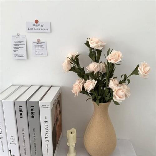 Vintage Silk Artificial Flowers Rose Wedding Artificial Roses Flowers Diy Fake Flowers Silk Plastic Flower Home Garen Decor