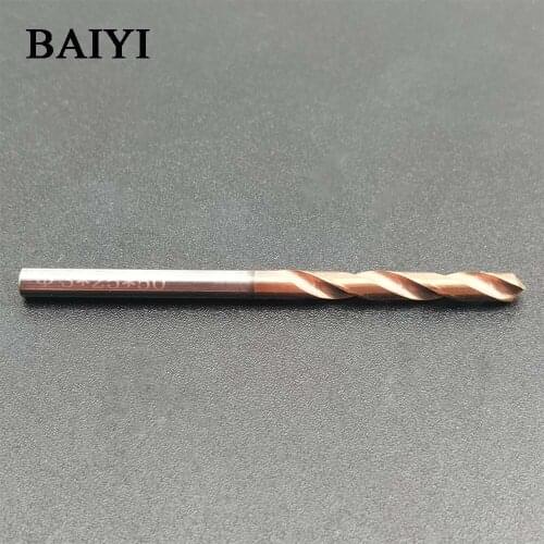 50pcs high-strength HSS coated titanium drills bit high quality power drilling tools micro drill metric drills 3*25*50mm