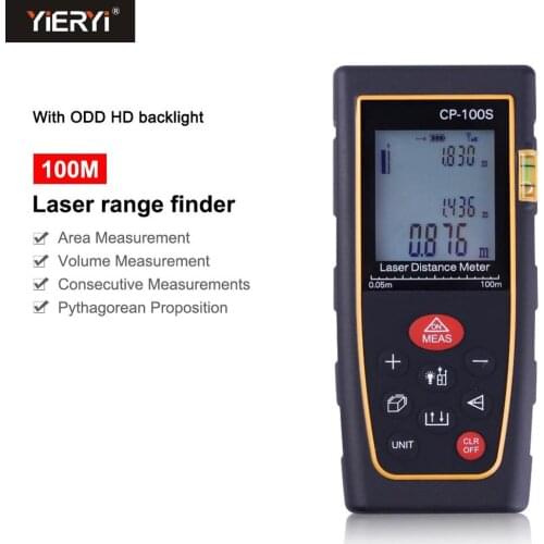 Yieryi CP-100S/100P 100m New Hand-held Laser Digital Laser Distance Meter Range Finder Measure Laser Rangefinder