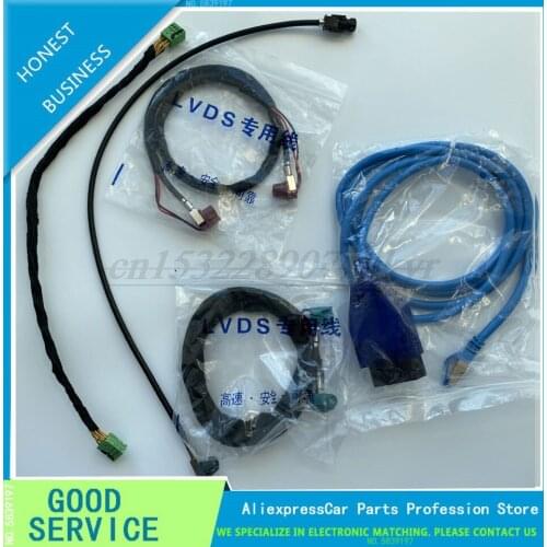 Free DHL Wirings harness with CAS Emulator tester for BMW CCC CIC NBT EVO navigation systems power on bench all in one