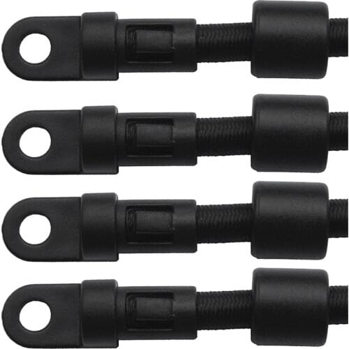 MagiDeal 4 Pieces Replacement Shock Cord Fixed End Stop for 6mm Kayak Bungee Rope Rigging