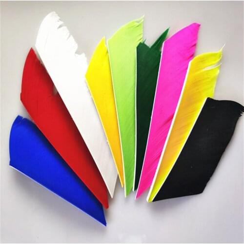 50Pcs 100Pcs 200Pcs 3inch~4inch 8cm~11cm Short Feather Arrow Feather Original Feathers Shooting Outdoor Bow And Arrow Shaft