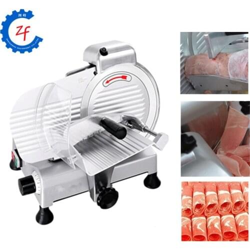 Automatic feed meat lamb slicer home manual meat cutter machine commercial fat cattle mutton roll frozen cutting machine