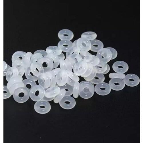 Free Shipping 30pcs White Rubber Clip Charms Safety Stopper Bead Fits Original Pandora Charm Bracelet & Necklace DIY Jewelry