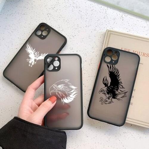 Animal Phone Case eagle hawk case For iPhone 11 12 Pro X XR XS MAX MINI SE 2020 6 7 8 6S Plus PC hard Shockproof TPU Cover Bag