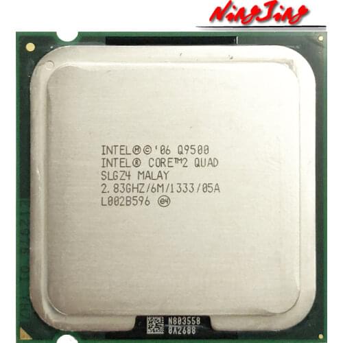Intel Core 2 Quad Q9500 2.8 GHz Quad-Core CPU Processor 6M 95W LGA 775