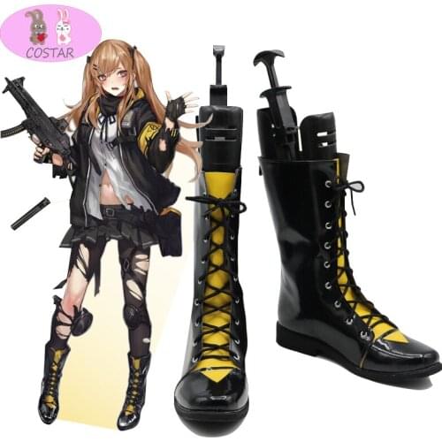 COSTAR Anime Girls Frontline UMP9 High Heel Shoes Highly Reductive Cosplay Accessories Boot